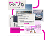 Tablet Screenshot of concoursgratuits.com